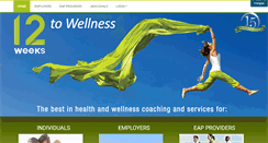 Desktop Screenshot of 12weekstowellness.com